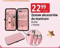 E.Leclerc Zestaw do manicure różowy Ecarla oferta