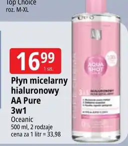E.Leclerc Płyn micelarny hialuronowy Aa Pure Derma oferta
