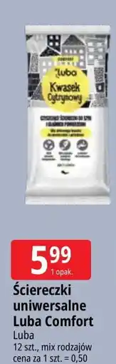 E.Leclerc Chusteczki uniwersalne kwasek cytrusowy Luba oferta