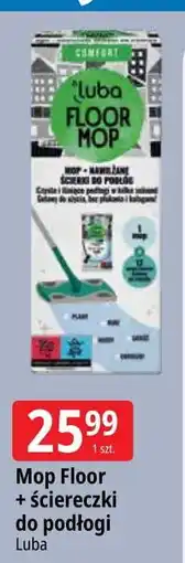E.Leclerc Zestaw mop + ściereczki do pogłogi Luba oferta