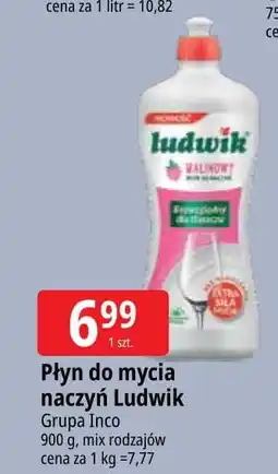 E.Leclerc Płyn do mycia naczyń malinowy Ludwik oferta