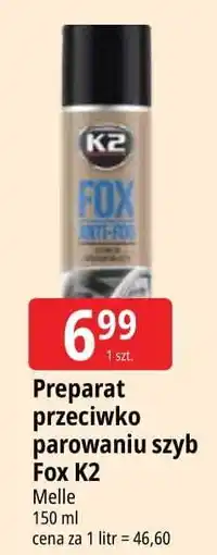 E.Leclerc Środek przeciwko parowaniu szyb fox K2 Fox oferta