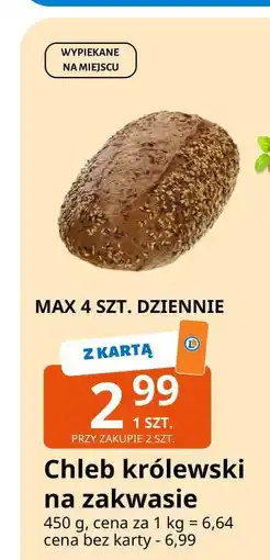 E.Leclerc Chleb królewski na zakwasie oferta