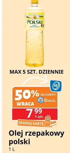 E.Leclerc Olej rzepakowy Polski oferta