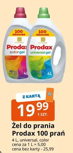 E.Leclerc Żel do prania color Prodax oferta