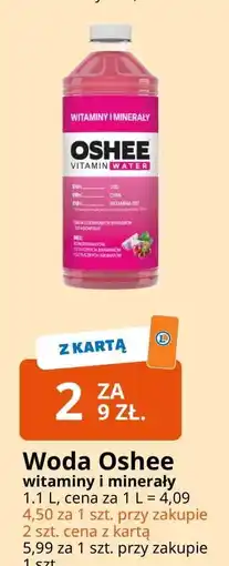 E.Leclerc Napój witaminy i minerały Oshee Vitamin Water oferta