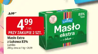 Masło ekstra z łukowa Lumiko