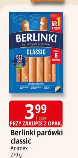 E.Leclerc Parówki classic Morliny Berlinki oferta