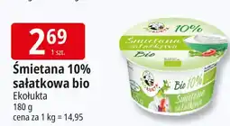 E.Leclerc Śmietana sałatkowa 10 % Ekołukta oferta