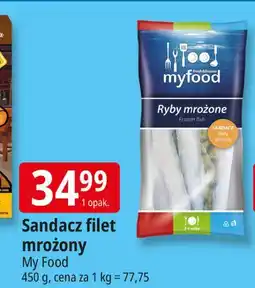 E.Leclerc Sandacz - filet ze skórą mrożony Myfood oferta