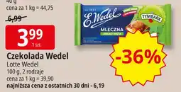 E.Leclerc Czekolada jabłko-mięta E. Wedel oferta