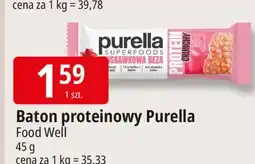 E.Leclerc Baton truskawkowa beza Purella Superfoods oferta