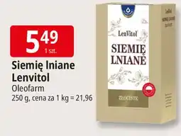 E.Leclerc Siemię lniane złociste Oleofarm oferta