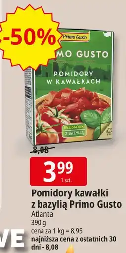 E.Leclerc Pomidory w kawałkach z bazylią Melissa Primo Gusto Tomatera oferta
