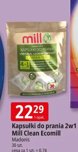 E.Leclerc Kapsułki do prania uniwersalne green tea Mill oferta
