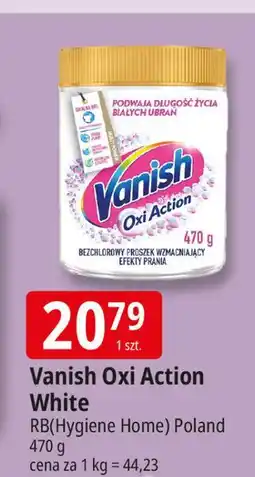 E.Leclerc Odplamiacz w proszku white Vanish Oxi Action oferta