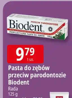 E.Leclerc Pasta do zębów przeciw parodontozie Biodent oferta