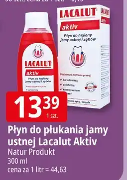 E.Leclerc Płyn do higieny jamy ustnej Lacalut Aktiv oferta