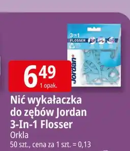 E.Leclerc Nić wykałaczka i czyścik do języka Jordan 3-In-1 Flosser oferta