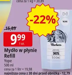 E.Leclerc Mydło w płynie werbena - zapas Yope oferta