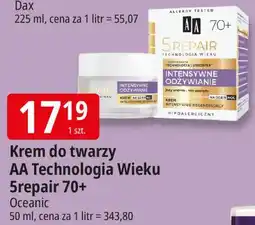 E.Leclerc Dzienno-nocny krem intensywnie regenerujący 70+ intensywne odżywianie Aa Technologia Wieku 5Repair oferta