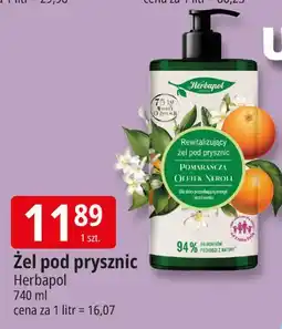 E.Leclerc Żel pod prysznic rewitalizujący pomarańcza i olejek neroli Herbapol oferta