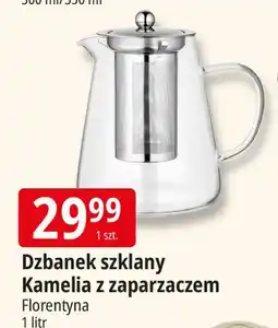 E.Leclerc Dzbanek szklany z zaparzaczem kamelia Florentyna oferta