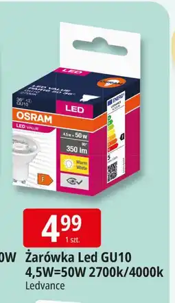 E.Leclerc Żarówka gu10 4.5w 4000 k Osram oferta
