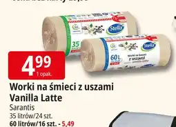 E.Leclerc Worki na śmieci z uszami vanilla latte 60 l Stella oferta