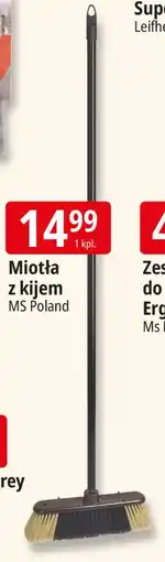 E.Leclerc Miotła plastic z kijem Ms Poland oferta