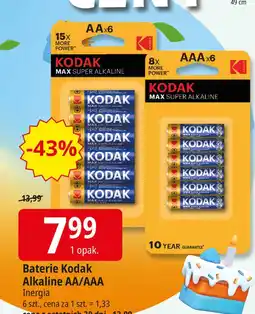 E.Leclerc Baterie aa lr6 Kodak Max oferta