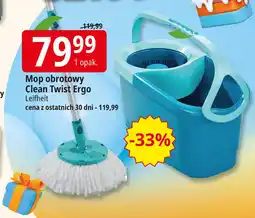 E.Leclerc Mop clean twist ergo Leifheit oferta