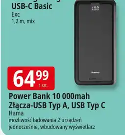 E.Leclerc Powerbank 10000mah czarny Hama oferta