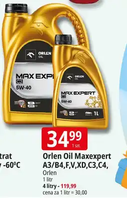 E.Leclerc Olej silnikowy max expert 5w-30 b4 Orlen Oil oferta