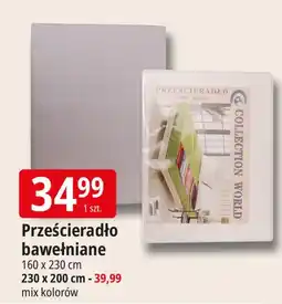 E.Leclerc Prześcieradło bawełniane z gumką 230 x 200 cm oferta