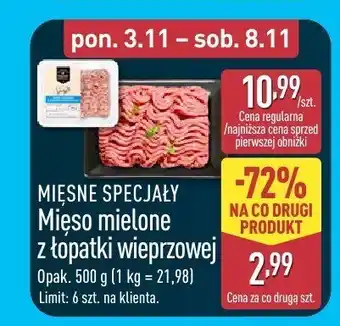 Mięso mielone z łopatki wieprzowej Mięsne Specjały