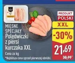 ALDI Polędwiczki z piersi kurczaka XXL Mięsne Specjały oferta