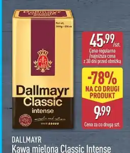 ALDI Kawa mielona Classic Intense 500 g Dallmayr oferta