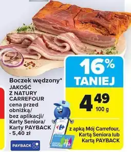 Carrefour Market Boczek wędzony Carrefour Jakość z Natury oferta