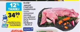 Carrefour Market Tuszka Królik JAKOŚĆ Z NATURY CARREFOUR oferta