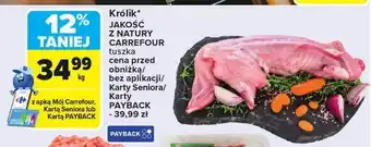 Tuszka Królik JAKOŚĆ Z NATURY CARREFOUR