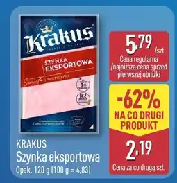 ALDI Szynka Krakus Szynka eksportowa oferta