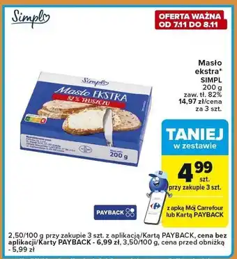 Masło ekstra SIMPL 200 g