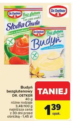 Carrefour Market Budyń bezglutenowy DR. OETKER 40g oferta