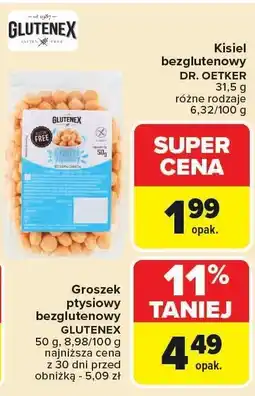 Carrefour Market Groszek płysiowy bezglutenowy GLUTENEX 50g oferta