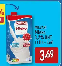 ALDI Mleko 3,2% UHT MILSANI oferta