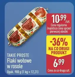 ALDI Flaki wołowe w rosole TAKIE PROSTE oferta