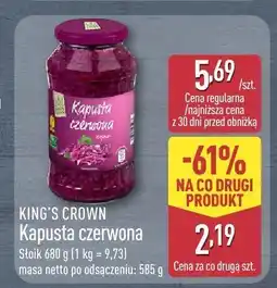 ALDI Kapusta czerwona KING'S CROWN oferta