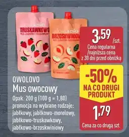 ALDI Mus owocowy OWOLOVO oferta