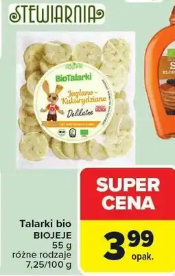 Carrefour Market Talarki bio BIOJEJE różne rodzaje oferta